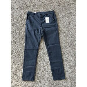 AG Adriano Goldschmied Pants The Marshall Slim Blue 38x34 Lightweight Stretch